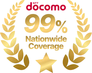 Docomo 99% national coverage logo