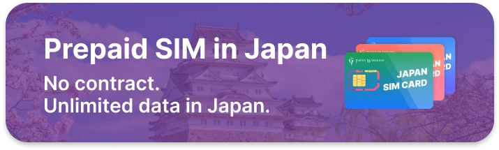 Prepaid SIM in Japan.